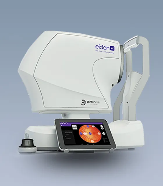 EIDON non-mydriatic wide-angle fundus imaging equipment used at Sky Eye Clinic
