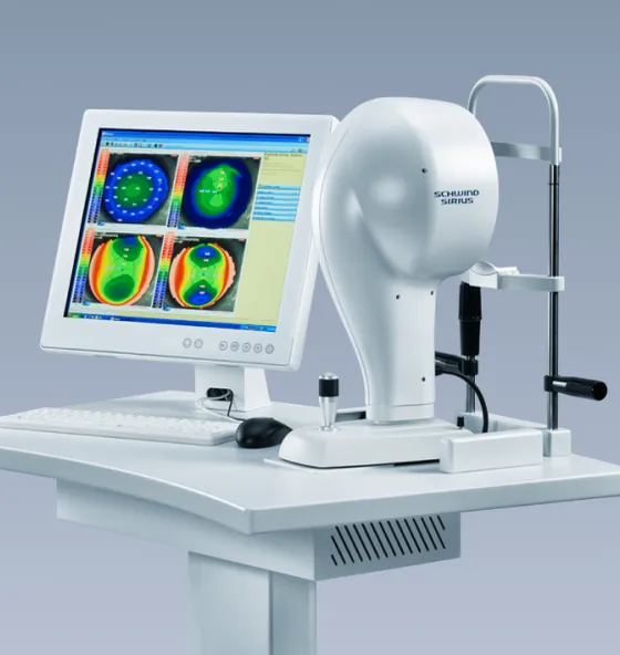 SIRIUS wavefront examination equipment used at Sky Eye Clinic